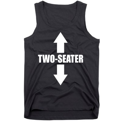 Two Seater Arrow Funny Tank Top