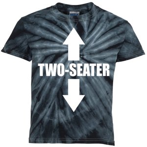 Two Seater Arrow Funny Kids Tie-Dye T-Shirt