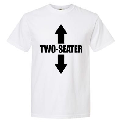 Two Seater Arrow Funny Garment-Dyed Heavyweight T-Shirt