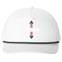 Two-Seater USA Flag Arrows Funny Snapback Five-Panel Rope Hat