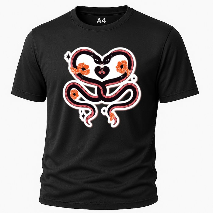 Two Snakes Sad Romance Cooling Performance Crew T-Shirt