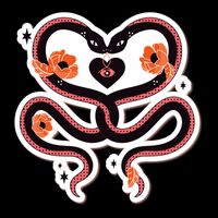 Two Snakes Sad Romance Cooling Performance Crew T-Shirt