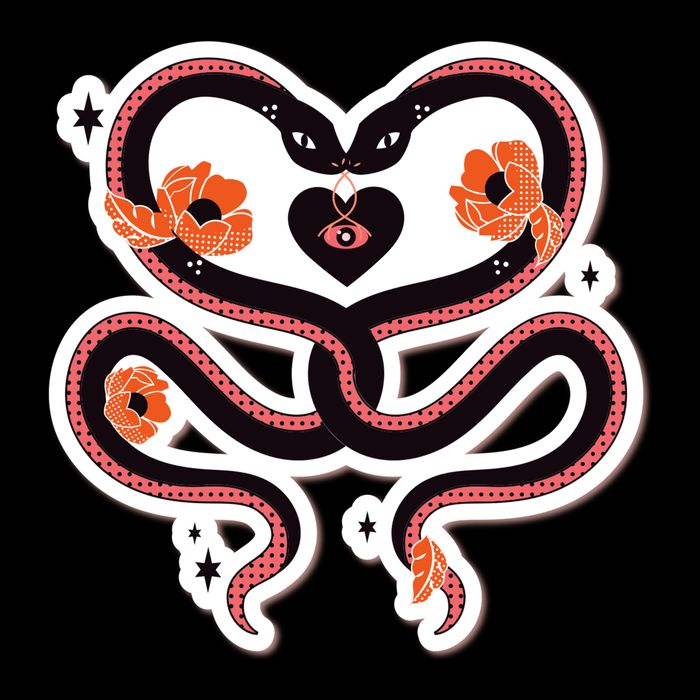 Two Snakes Sad Romance Cooling Performance Crew T-Shirt