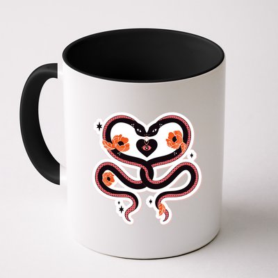 Two Snakes Sad Romance Mug