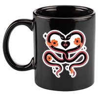 Two Snakes Sad Romance 11oz C Handle Ceramic Mug