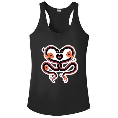 Two Snakes Sad Romance Ladies PosiCharge Competitor Racerback Tank