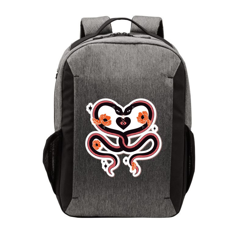Two Snakes Sad Romance Vector Backpack