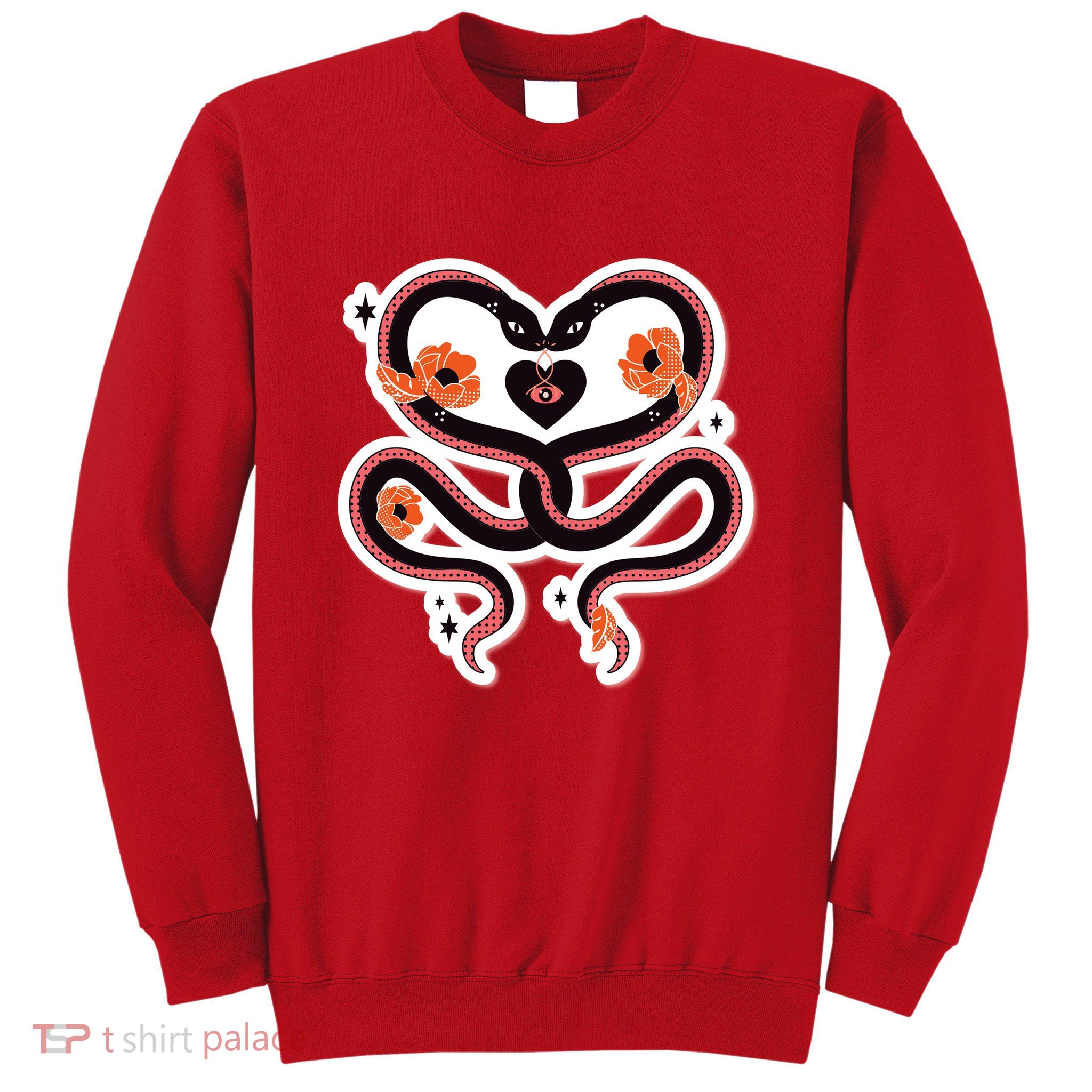 Two Snakes Sad Romance Sweatshirt