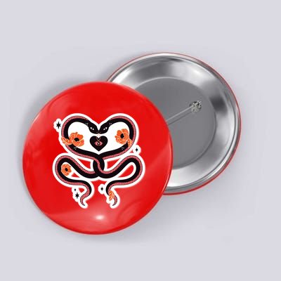 Two Snakes Sad Romance Button