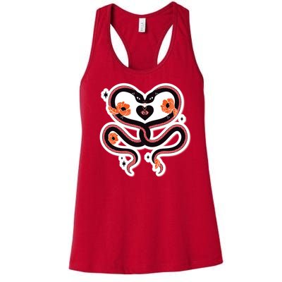 Two Snakes Sad Romance Women's Racerback Tank