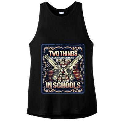 Two Things Every American Should Know How To Use Ladies PosiCharge Tri-Blend Wicking Tank