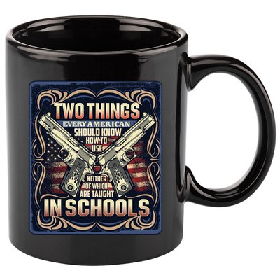 Two Things Every American Should Know How To Use 11oz C Handle Ceramic Mug