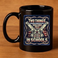 Two Things Every American Should Know How To Use 11oz C Handle Ceramic Mug
