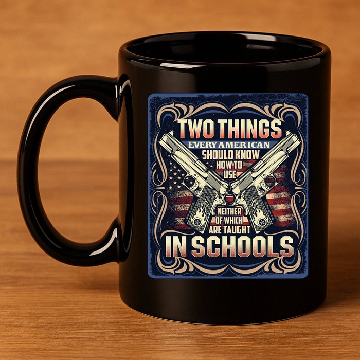 Two Things Every American Should Know How To Use 11oz C Handle Ceramic Mug