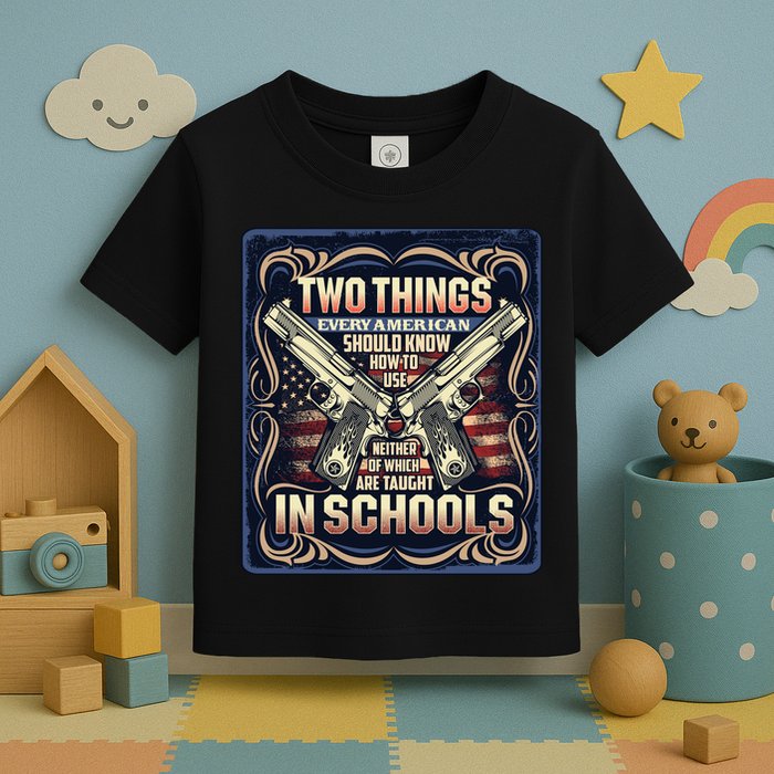 Two Things Every American Should Know How To Use Toddler T-Shirt