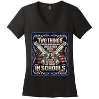 Two Things Every American Should Know How To Use Women's V-Neck T-Shirt