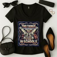 Two Things Every American Should Know How To Use Women's V-Neck T-Shirt