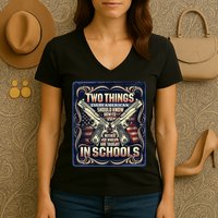 Two Things Every American Should Know How To Use Women's V-Neck T-Shirt