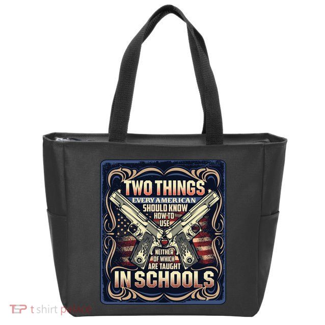 Two Things Every American Should Know How To Use Zip Tote Bag