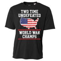 Two Time Undefeated World War Champs Cooling Performance Crew T-Shirt