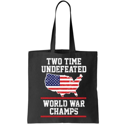 Two Time Undefeated World War Champs Bag