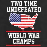 Two Time Undefeated World War Champs Golf Towel