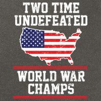 Two Time Undefeated World War Champs Cotton Canvas Backpack