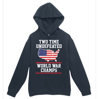 Two Time Undefeated World War Champs Urban Pullover Hoodie