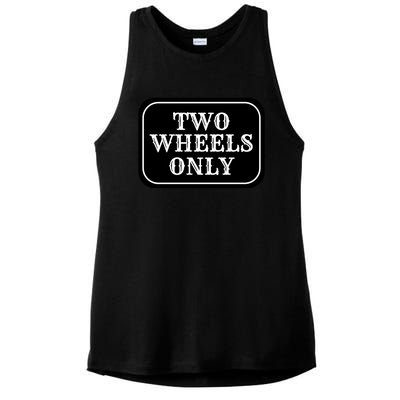 Two Wheels Only Ladies PosiCharge Tri-Blend Wicking Tank