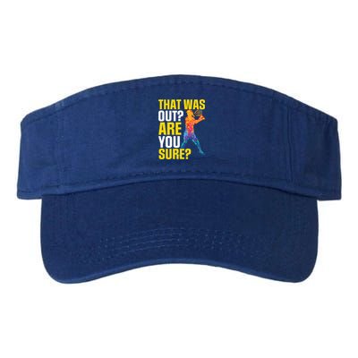 That Was Out Are You Sure Sport Tennis Cool Gift Visor