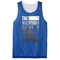 That Was Out Are You Sure Tennis Gift Mesh Reversible Basketball Jersey Tank