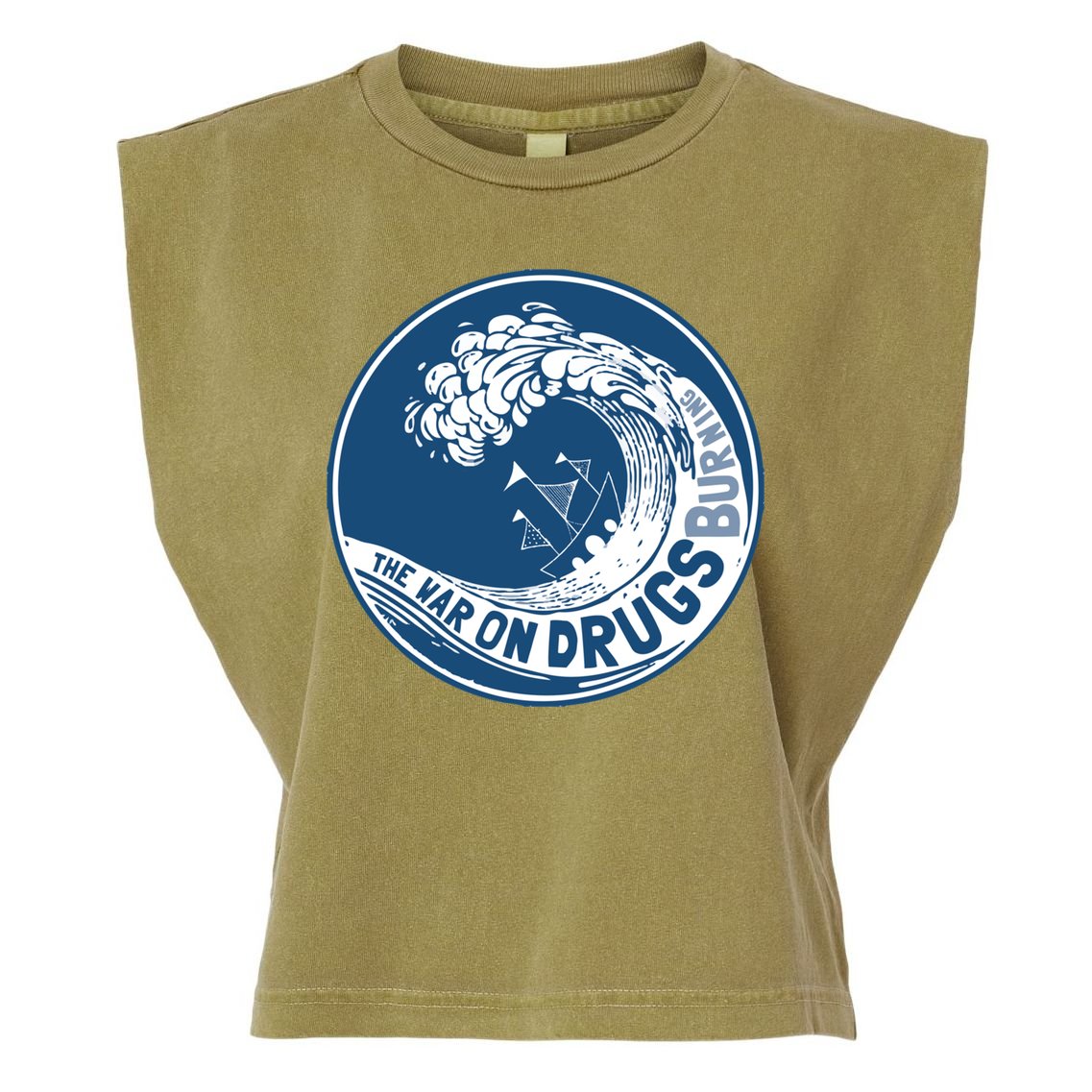 The War On Drugs Garment-Dyed Women's Muscle Tee