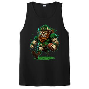 Touchdown With Our Leprechaun American Football And Great Gift PosiCharge Competitor Tank