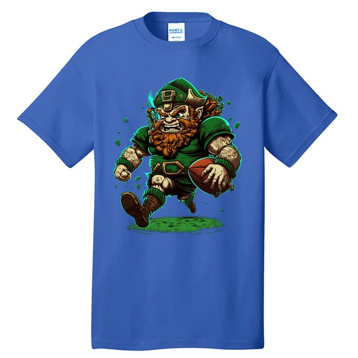 Touchdown With Our Leprechaun American Football And Great Gift Tall T-Shirt