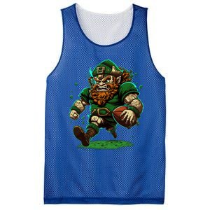 Touchdown With Our Leprechaun American Football And Great Gift Mesh Reversible Basketball Jersey Tank