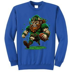 Touchdown With Our Leprechaun American Football And Great Gift Tall Sweatshirt