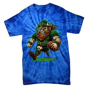 Touchdown With Our Leprechaun American Football And Great Gift Tie-Dye T-Shirt