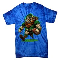 Touchdown With Our Leprechaun American Football And Great Gift Tie-Dye T-Shirt