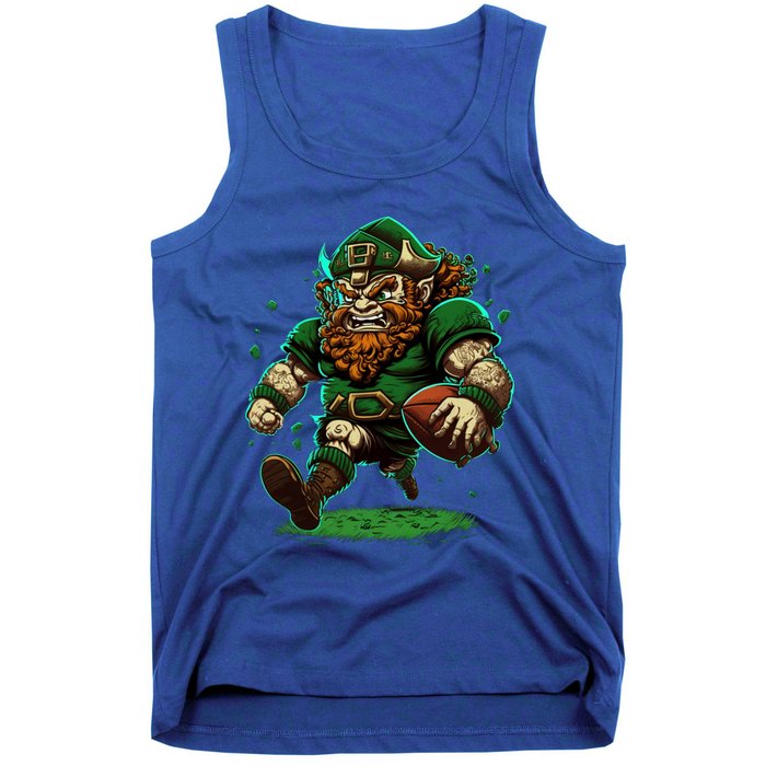 Touchdown With Our Leprechaun American Football And Great Gift Tank Top