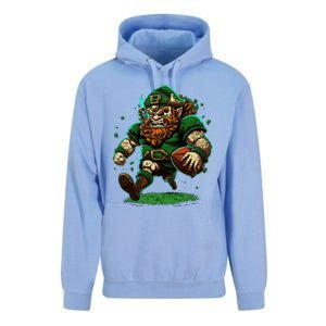 Touchdown With Our Leprechaun American Football And Great Gift Unisex Surf Hoodie