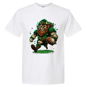 Touchdown With Our Leprechaun American Football And Great Gift Garment-Dyed Heavyweight T-Shirt