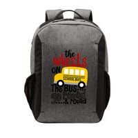 The Wheels On The School Bus Go Round And Round Back To School Vector Backpack