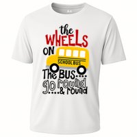 The Wheels On The School Bus Go Round And Round Back To School Performance Shirt