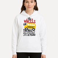 The Wheels On The School Bus Go Round And Round Back To School Hoodie