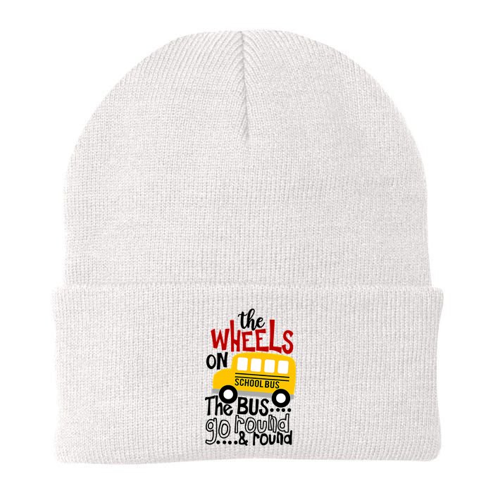 The Wheels On The School Bus Go Round And Round Back To School Beanie