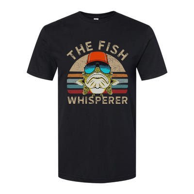 The Whisperer Of Fish Retro Vintage Fishing Angler Fisherman Softstyle® CVC T-Shirt