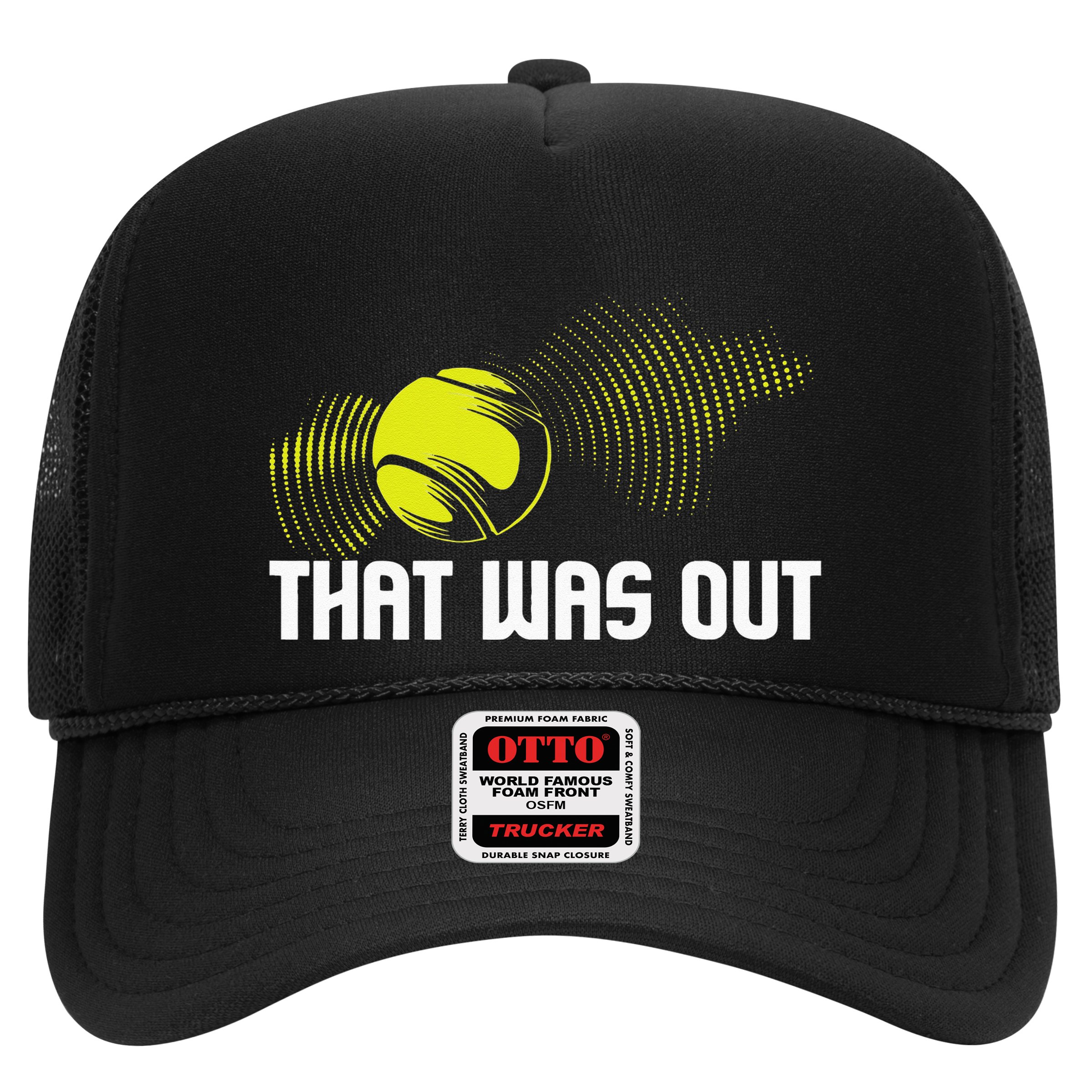 That Was Out Tennis Player Sports Lover Matching Team Hat