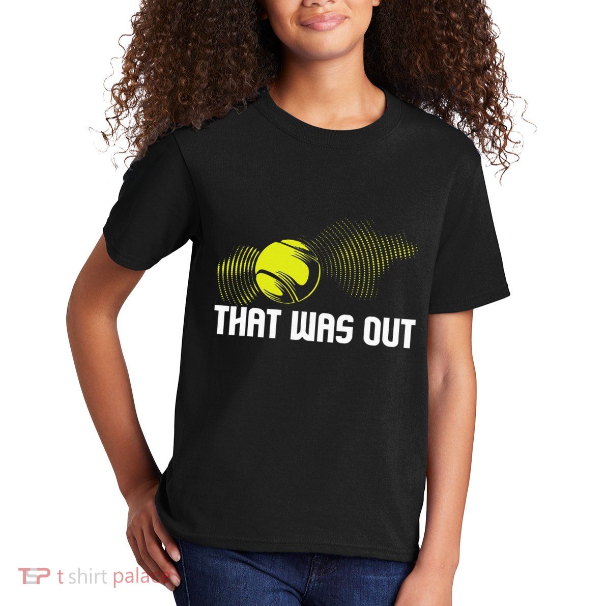 That Was Out Tennis Player Sports Lover Matching Team Kids T-Shirt