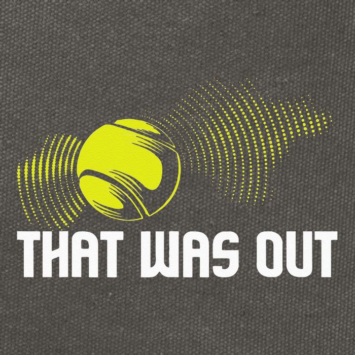 That Was Out Tennis Player Sports Lover Matching Team Cotton Canvas Backpack