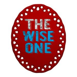 The Wise One Passover Holiday Jewish Gifts Ceramic Oval Ornament